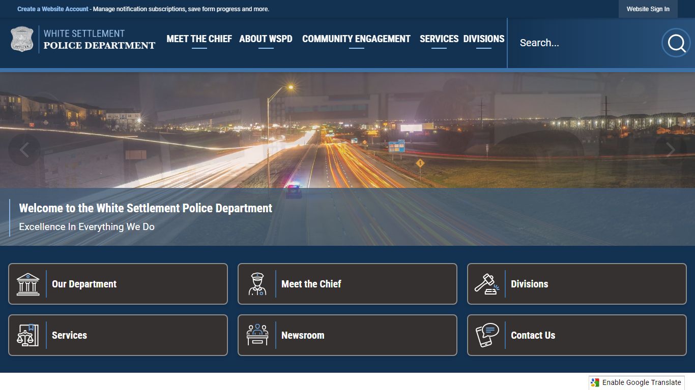 WHITE SETTLEMENT POLICE DEPARTMENT | White Settlement, TX